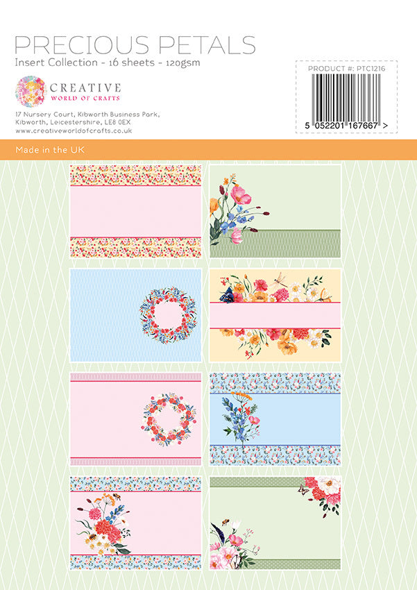 The Paper Tree Precious Petals A4 Insert Collection