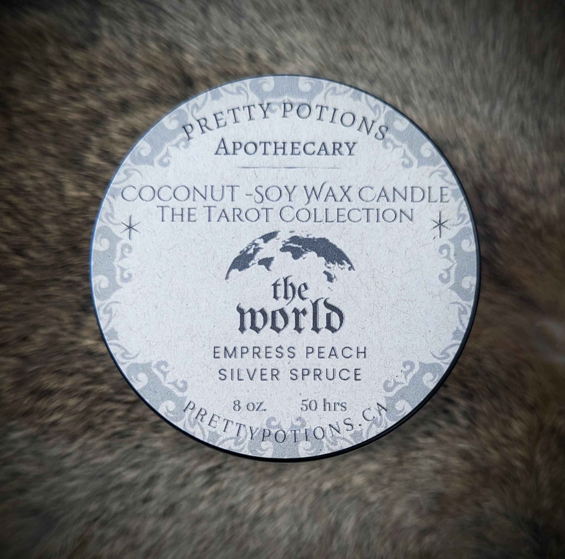 THE WORLD Tarot Collection Candle