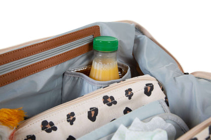 Bold Leopard Print Mommy Bag