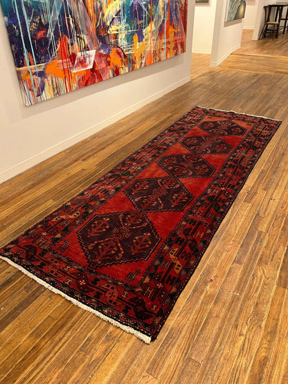 Persian vintage runner | 9’9” x 3’5”
