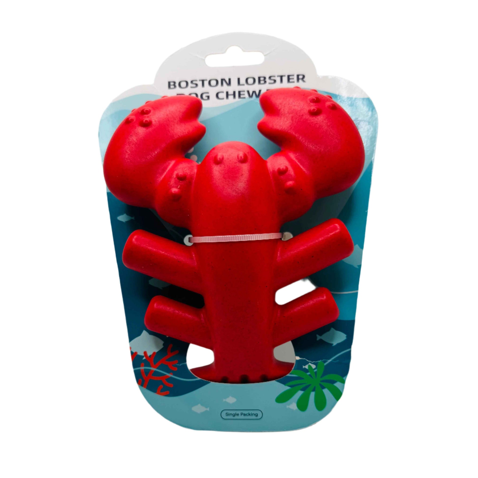 Lobster Dog Chew Toy for Aggressive Chewers