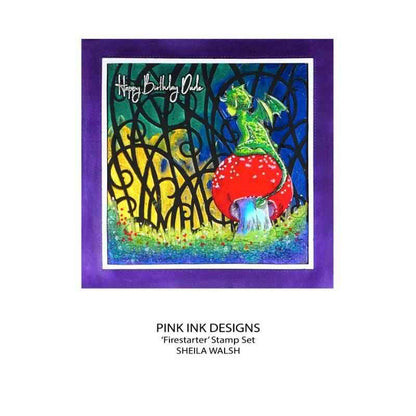 Pink Ink Designs Firestarter 6 in x 8 in Clear Stamp Set