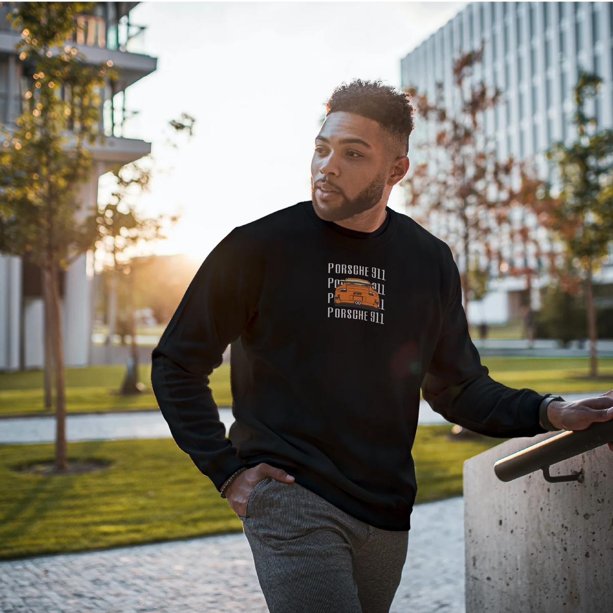 Crewneck Porsche 911 brodé