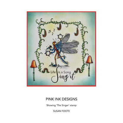 Pink Ink Designs The Singer A6 Clear Stamp Set