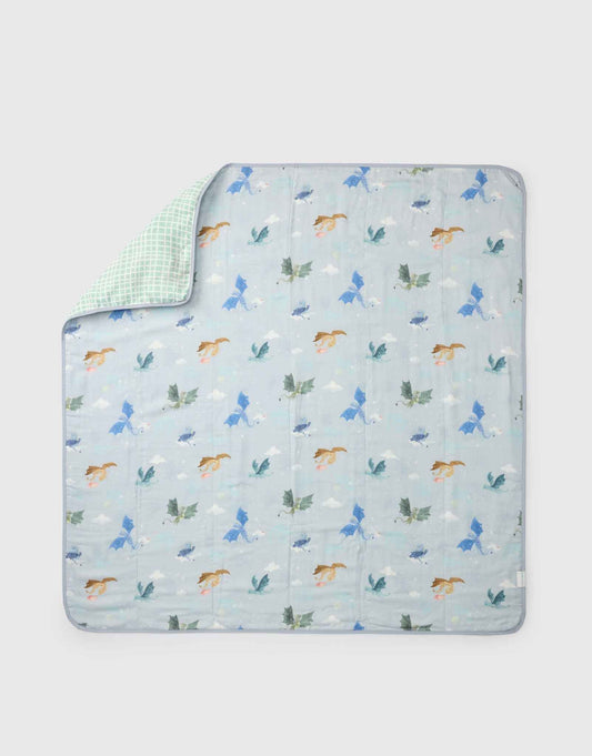 Muslin Quilt - Magical Dragons