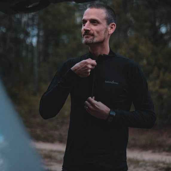 Men's Merino Wool 1/4 Zip Pullover — Midweight