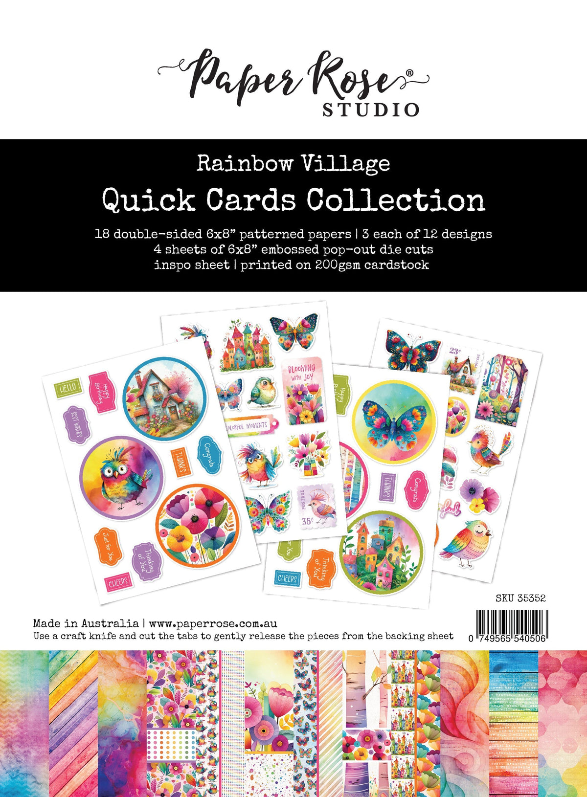 Rainbow Village Quick Card Collection 35352