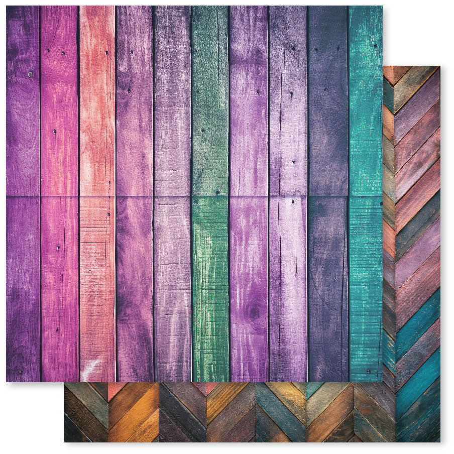Rainbow Wood 6x6 Paper Collection 31040