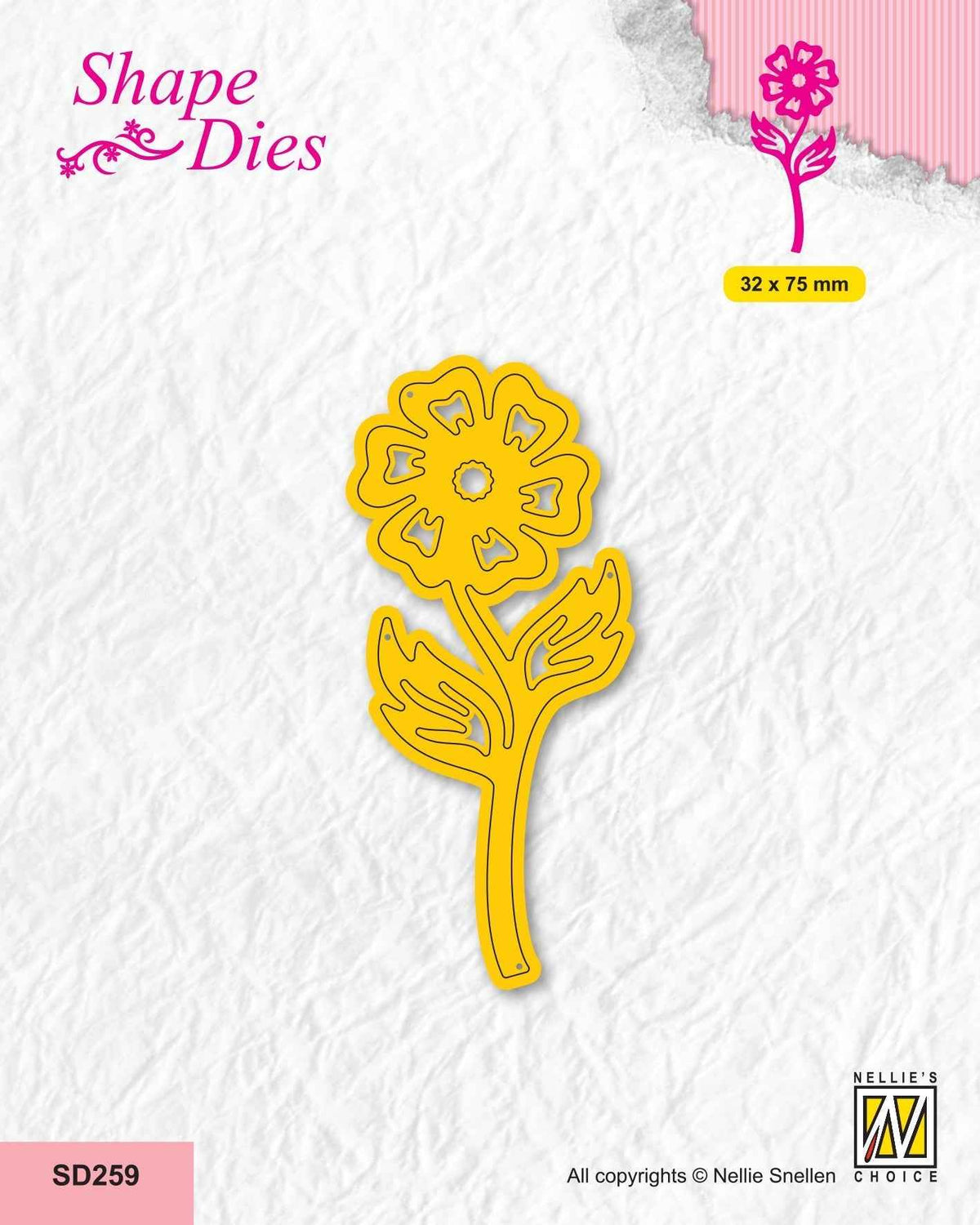 Nellie's Choice Shape Die - Garden - Garden Flower