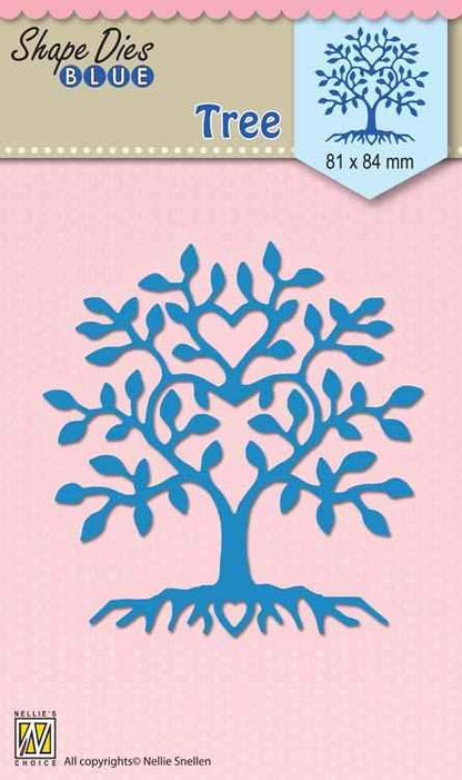 Nellie's Choice - Shape Die Blue Tree