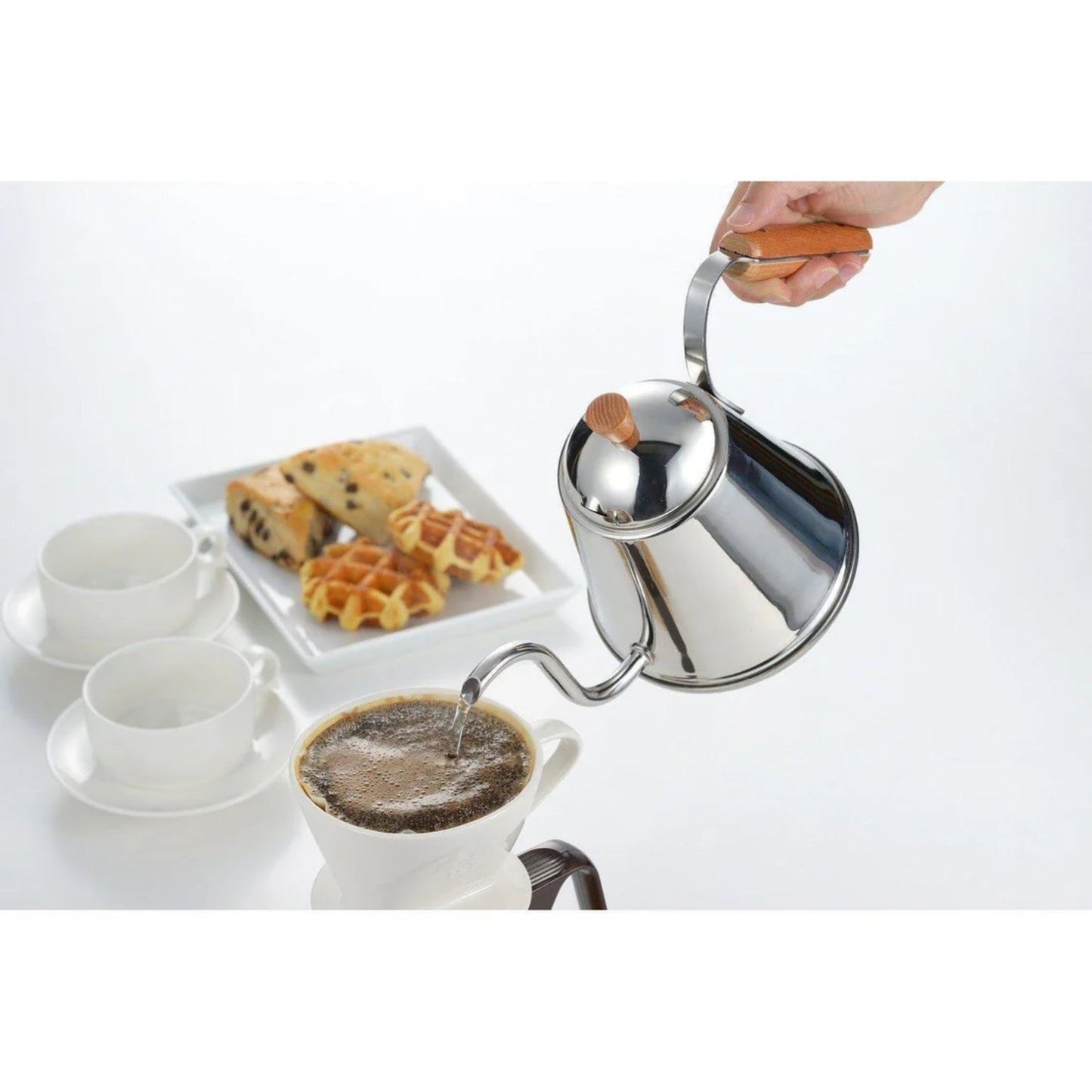Yoshikawa Café Time Drip Kettle – Japanese Gooseneck Pour-Over Kettle