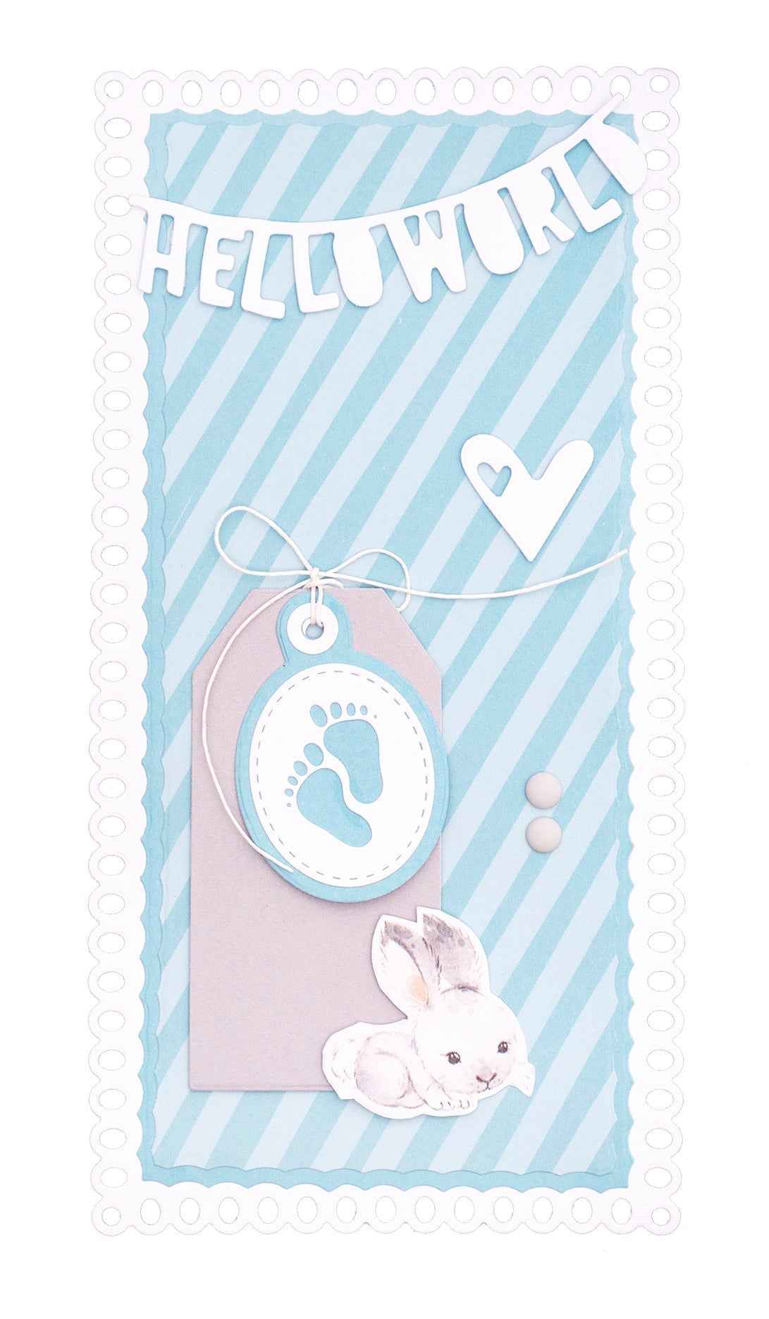 SL Cutting Die Hello World Essentials 105x148x1mm 1 PC nr.170