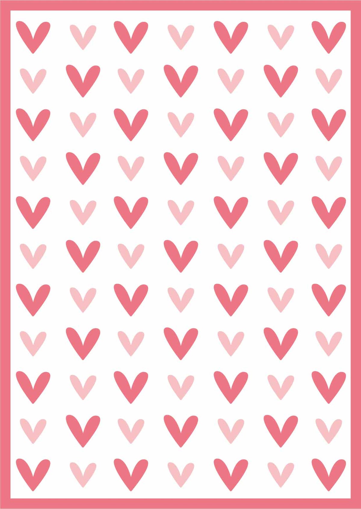 SL Mask Heart Pattern Essentials 150x210x1mm 1 PC nr.175