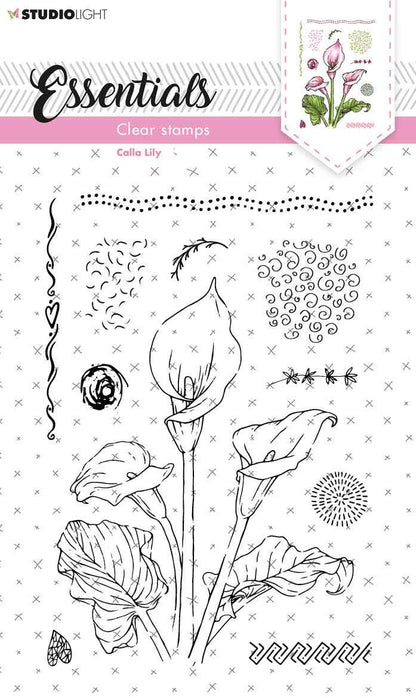 SL Clear Stamp Calla Lily Essentials 105x148x3mm 11 PC nr.156