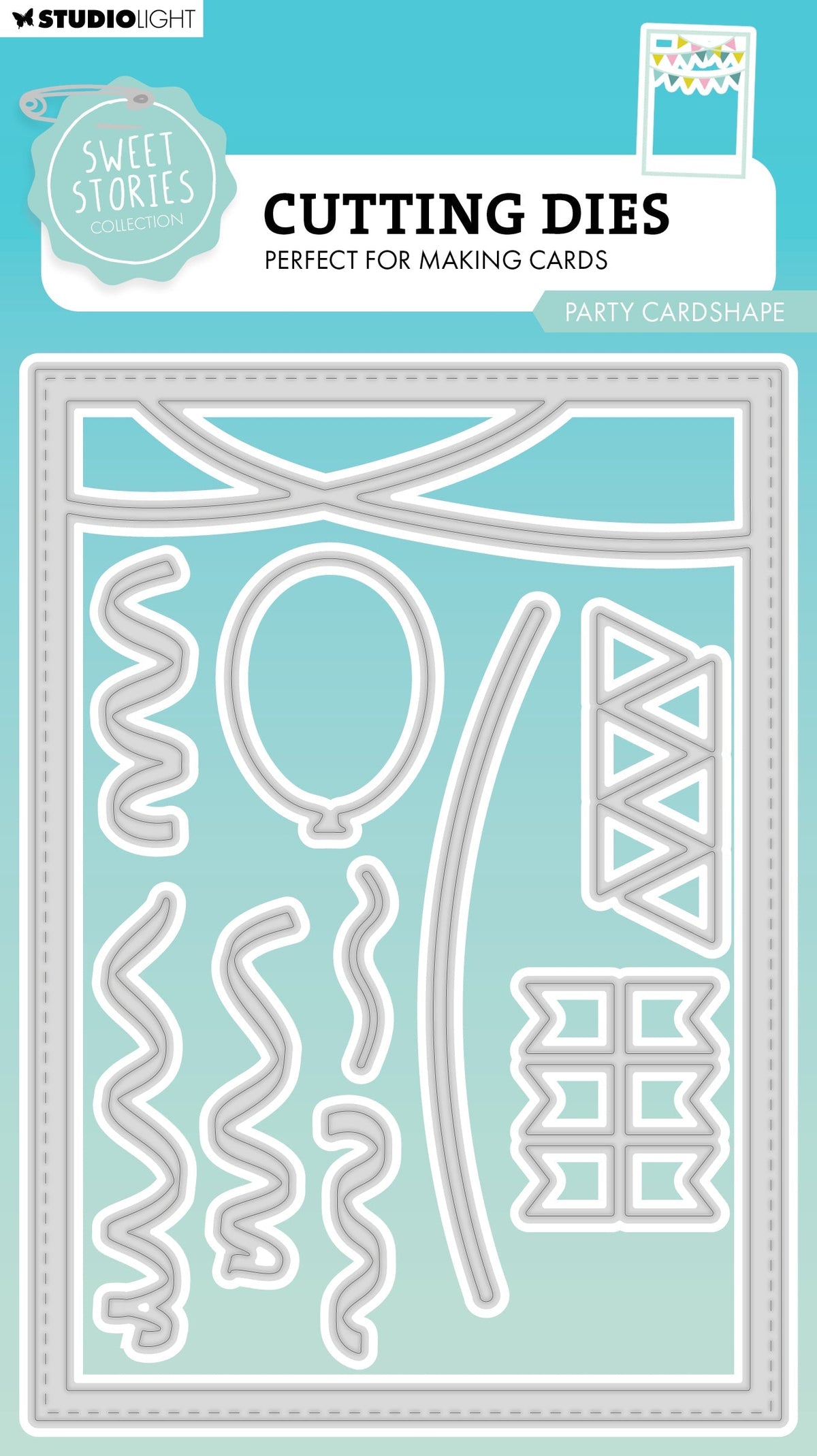 SL Cutting Die Party Cardshape Sweet Stories 10 PC