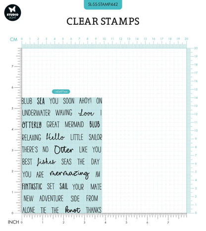 SL Clear Stamp Quotes Small Fintastic Sweet Stories 148x105x3mm 46 PC nr.442