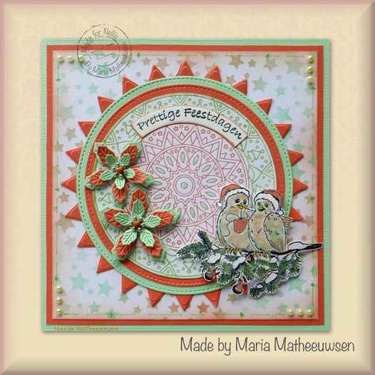 Nellie's Choice Stamping Dies Round - Christmas Trees