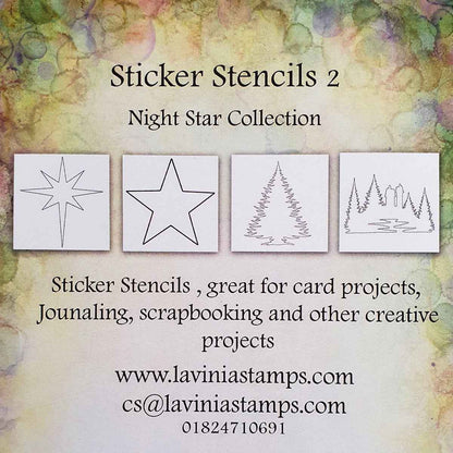 Lavinia Stencil - Sticker Stencils 2