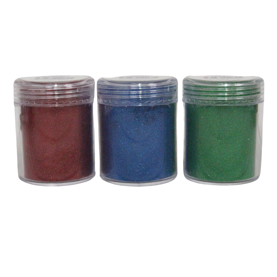 Stacey Park Microfine Glitter 3pk - Primary Colours