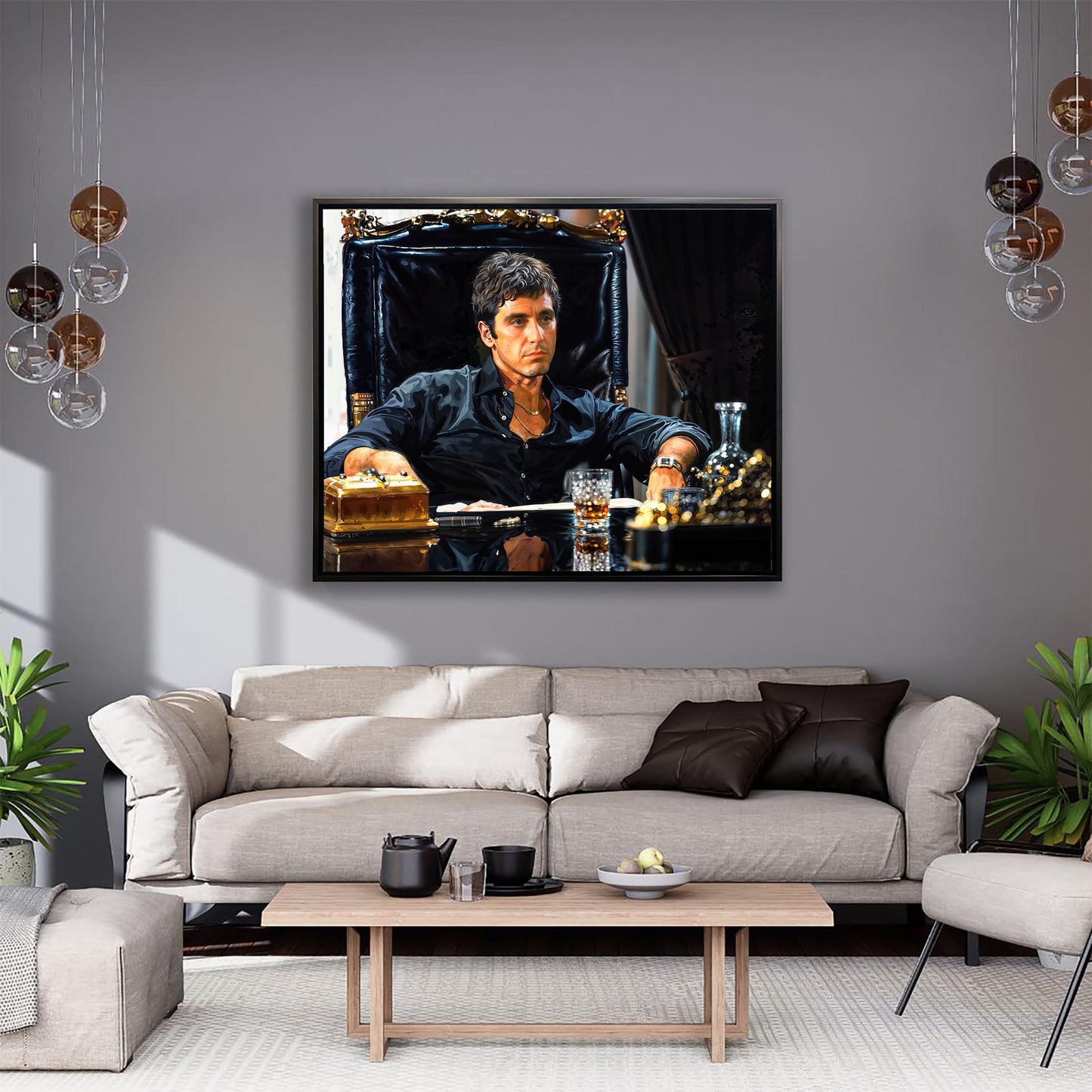 Wall art Scarface art -Scene Movie