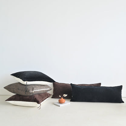 VELVET - HOTEL COLLECTION BLACK LUMBAR