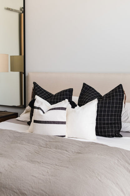 COTTON/ LINEN - WHITE