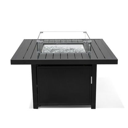Aluminum Propane 48" Rectangle Outdoor Fire Pit Table - AURABAGS SHOP