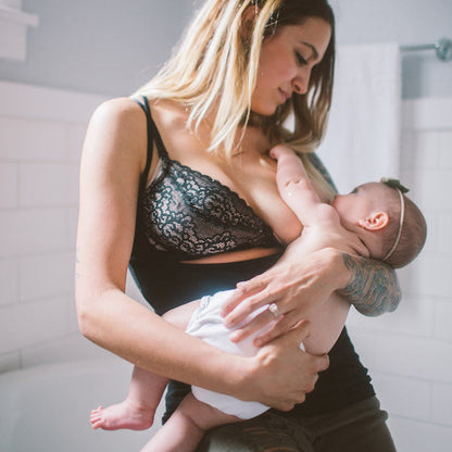 Lily White Nursing Tank- luxury bamboo