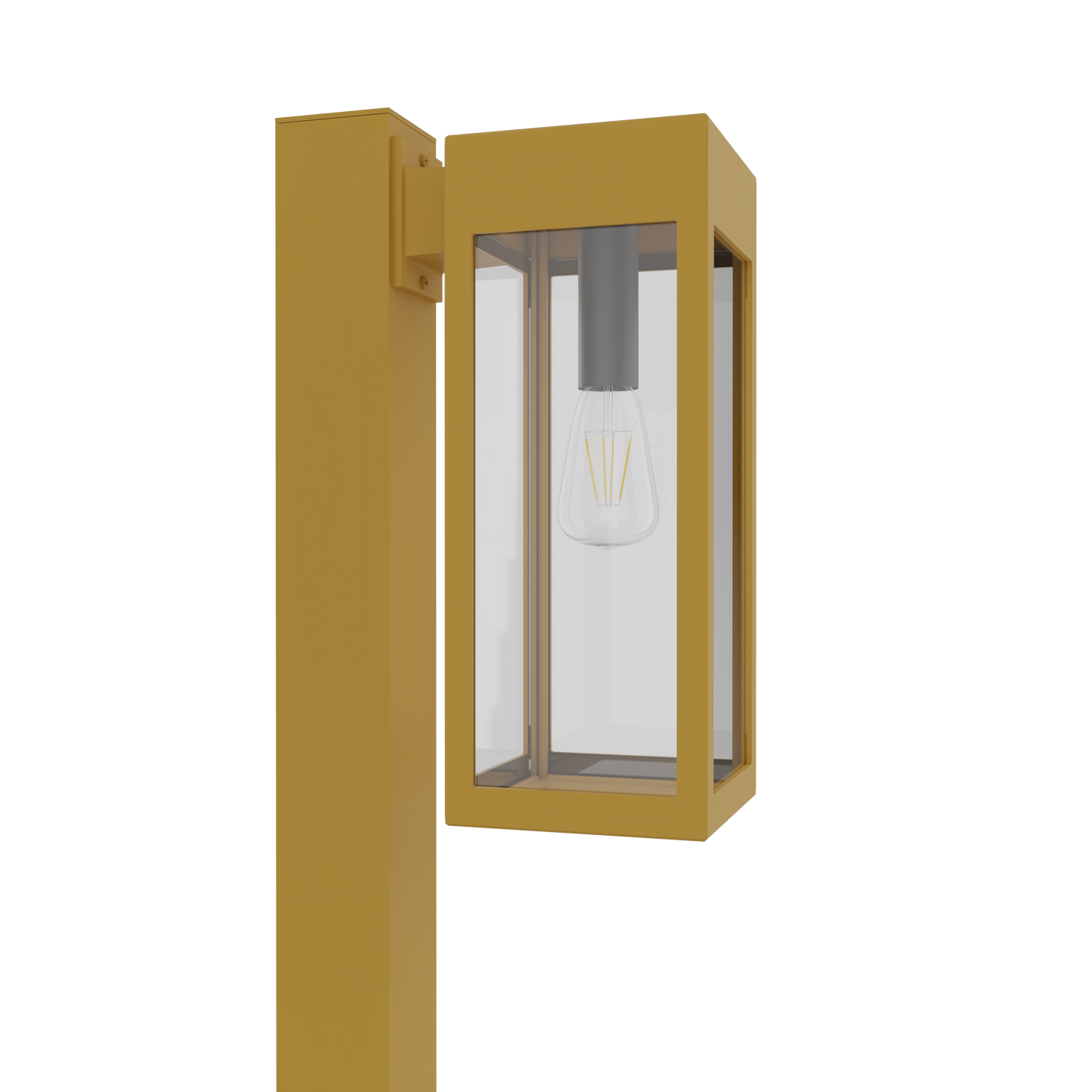 Stockholm • Luminaire pour poteau extérieur montage vers le bas fond ouvert format moyen [21636]
