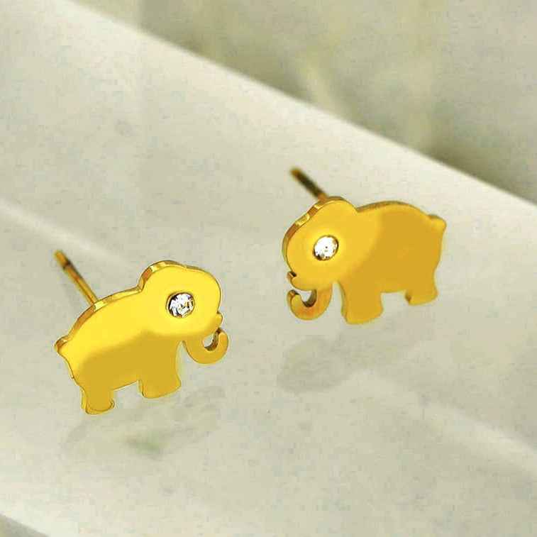 TANTOR Elephant Stud Earrings