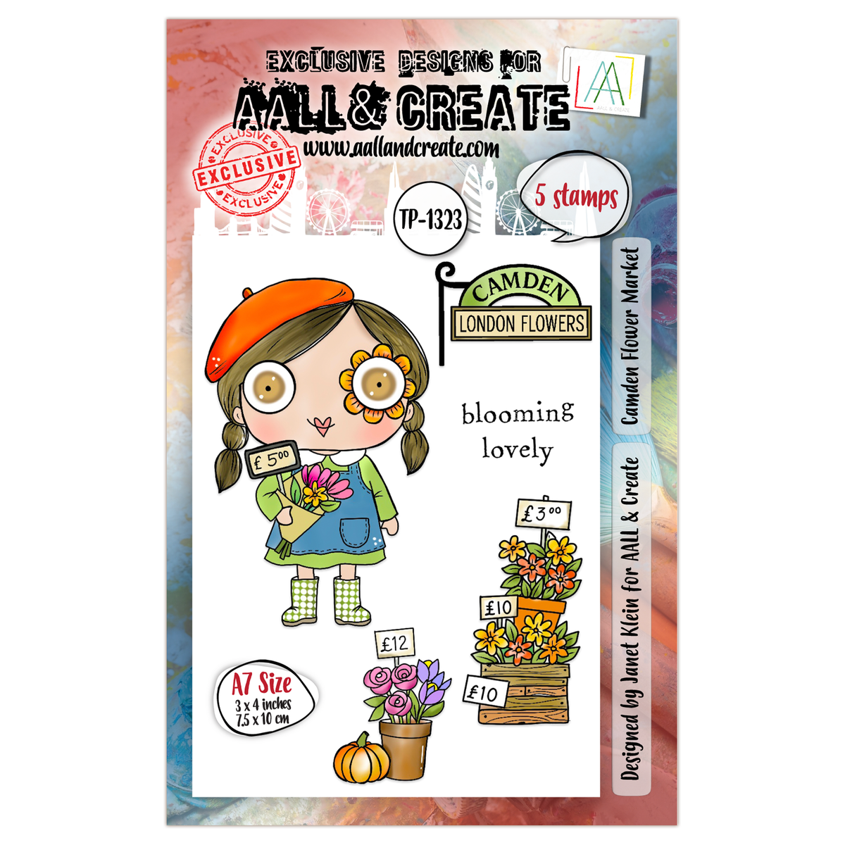 AALL and Create - A7 Stamp Set - Camden Flower Market