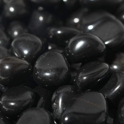 Agate Black Tumbled Stones