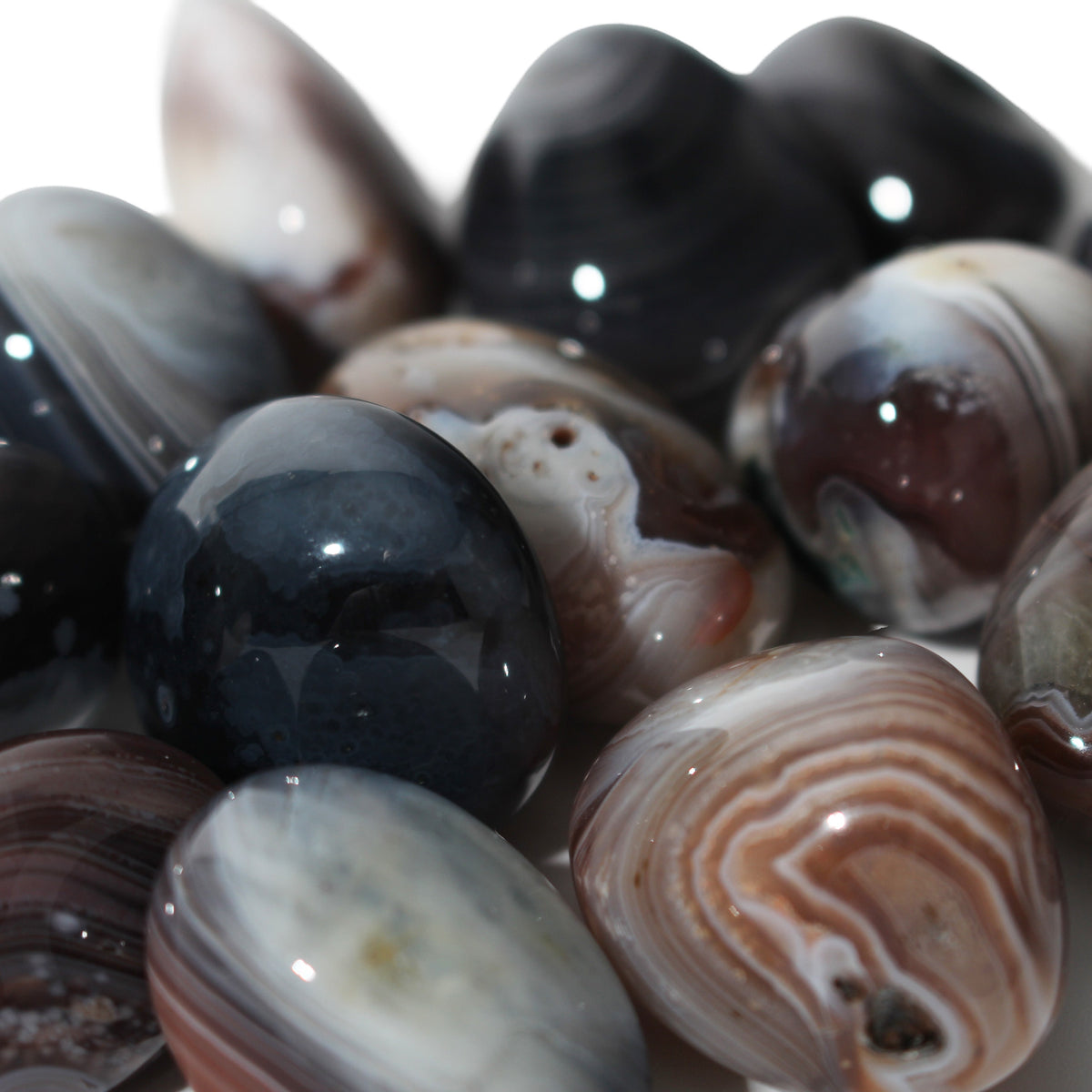 Botswana Agate E Tumbled Stones