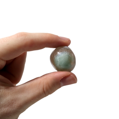 Green Flower Agate Tumbled Stone