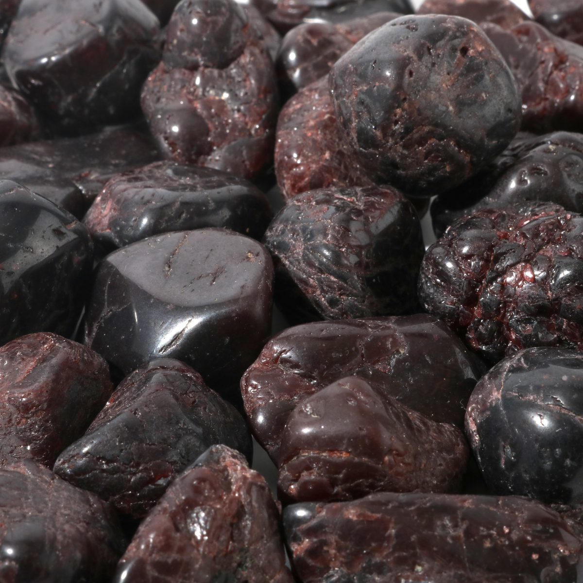 Garnet A Tumbled Stone - Free Form - 1lb