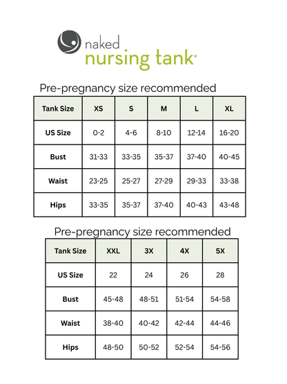 Bamboo Nursing Tank Tops - Lily White 2-pack  (made in Canada)