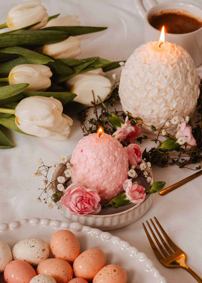 The Little Floral Egg - Decorative Candle