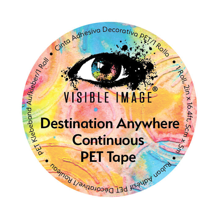 Visible Image Destination Anywhere Continuous PET Tape