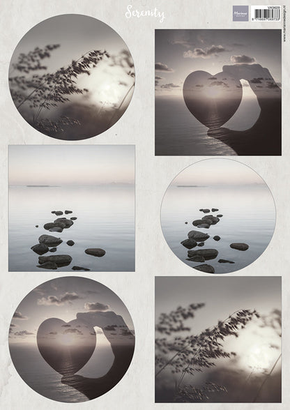 Marianne Design A4 Cutting Sheet - Serenity Horizons