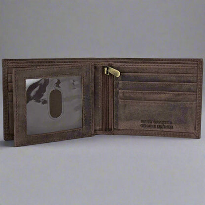 Viceroy Men's Bike Embossed Leather Wallet