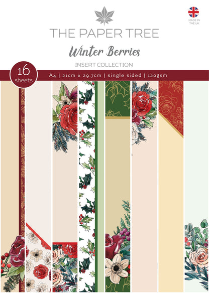 The Paper Tree Winter Berries A4 Insert Collection