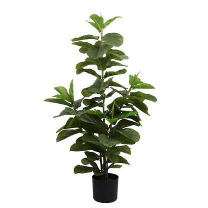 KUNSTGIPS FIDDLE POTTED PLANT 48"