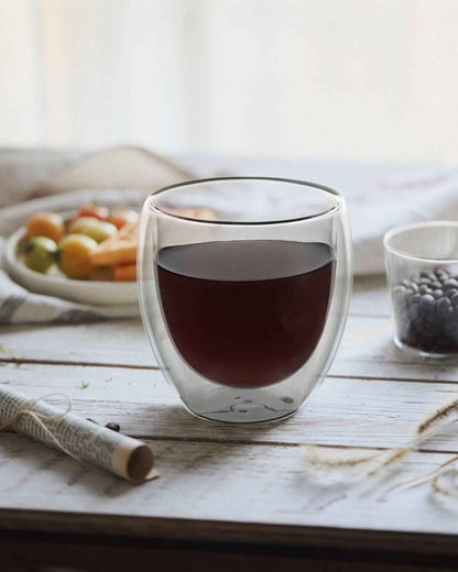Double Walled Borosilicate Cup 8.35 oz - IKIDO - 1Piece
