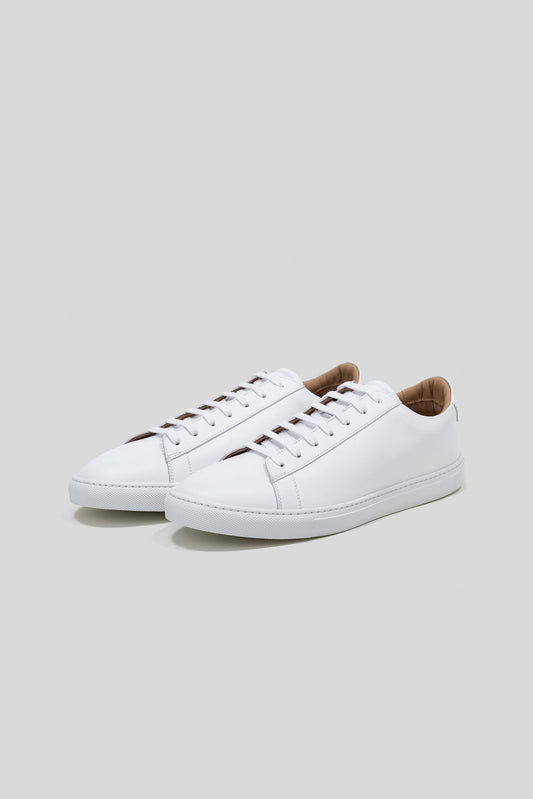 White Calfskin Città Sneaker