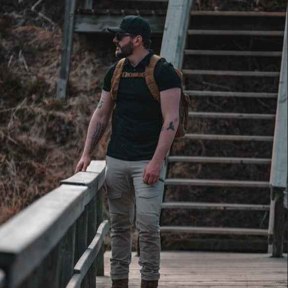 Men's Merino Wool Golf Polo — Lightweight