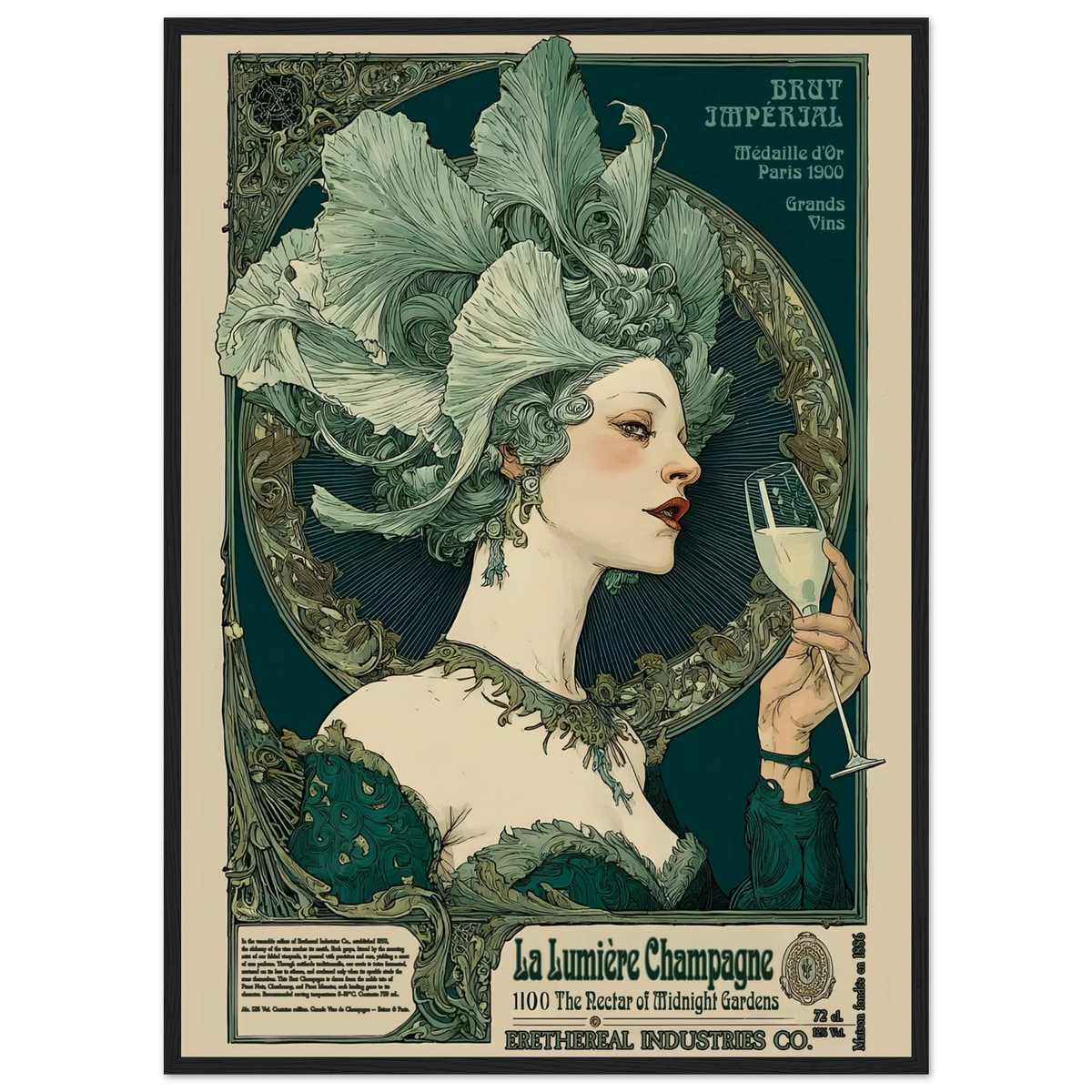 La Lumière Champagne - Poster & Framed Print