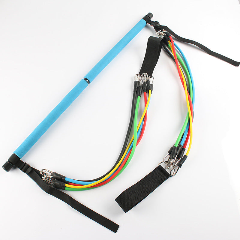 Portable Resistance Bands Set – Fitness, Yoga & Pilates Home Workout Equipment
