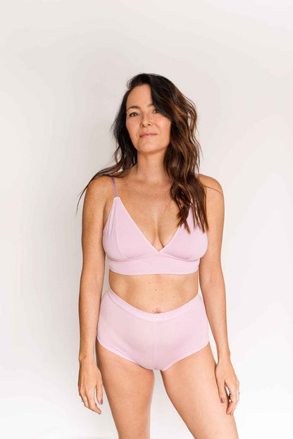 Bralette bande soutenante - Orchidée