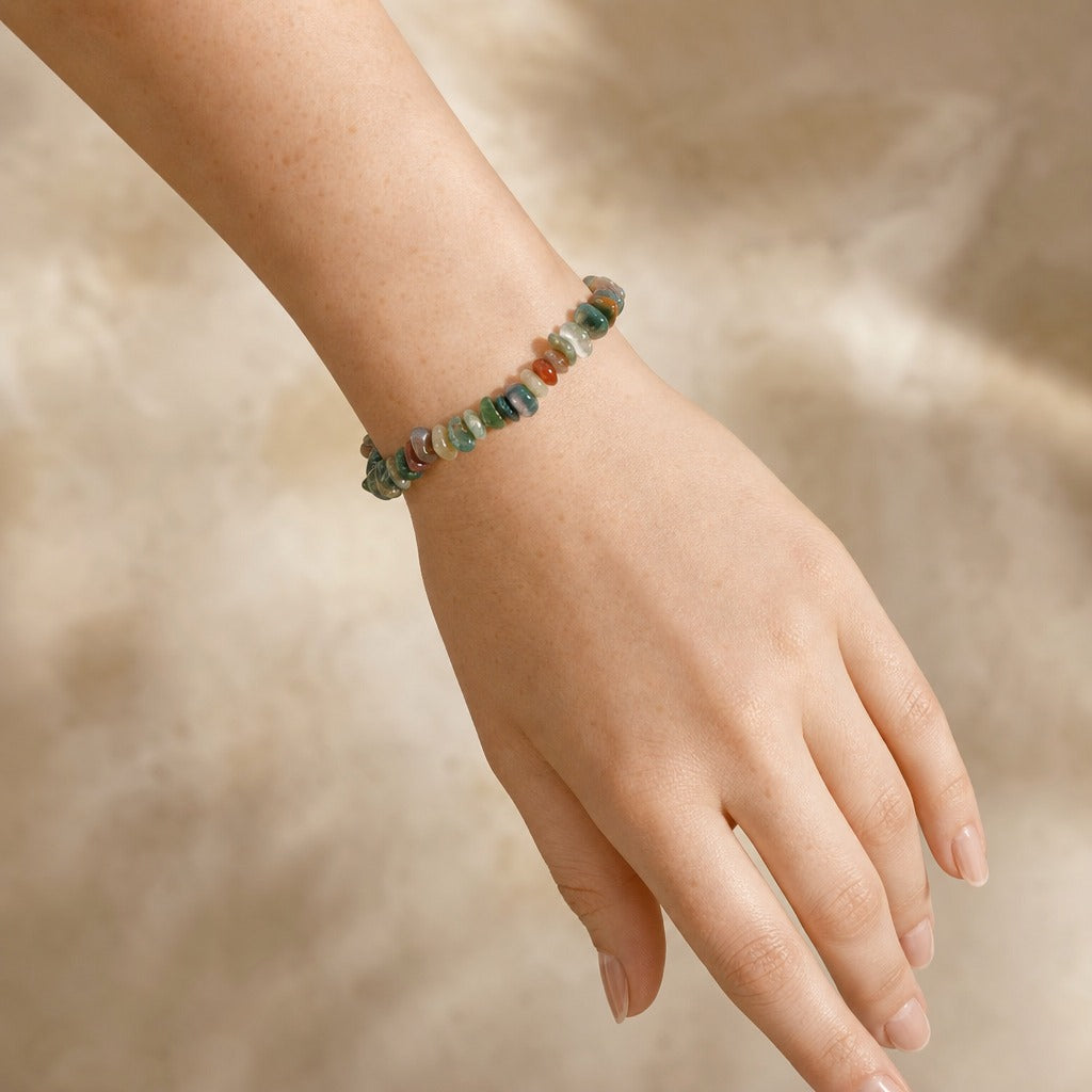 Agate India Chip Bracelet