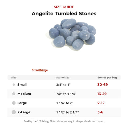 Angelite Tumbled Stones
